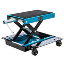 Motorcycle Lift Jack with Dolly, 500kg Dirt Bike