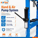 20 Ton Pneumatic Hydraulic Workshop Press, Hand &