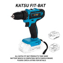 KATSU FIT-BAT 21V Cordless Drill Driver 10mm