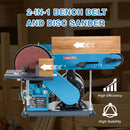 375W Bench Belt and Disc Sander, 150mm Disc, 100 x