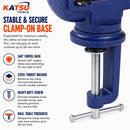 Universal Clamp-On Table Vice 2" 50mm, 360° Swivel