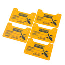 10 Pack Electric Fence Warning Signs, Plastic