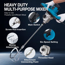Electric Paddle Mixer 1400W - Portable Plaster