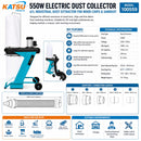 Electric Dust Collector 550 W – 61L Industrial