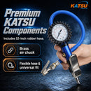 Tyre Inflator Pressure Gauge 0–100 PSI, Portable