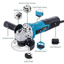 Corded Angle Grinder 115mm 750W Slim Body, for