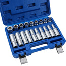 19-Piece 1/2" Drive Socket Set, CR-V Torx Socket