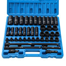 43 PCs Heavy Duty Impact Socket Set 1/2" Drive 6