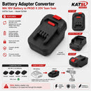 Battery Adapter Converter Compatible with Famous