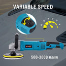 1200W 6" Electric Rotary Car Polisher Sander, 6