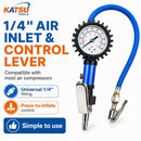 Tyre Inflator Pressure Gauge 0–100 PSI, Portable