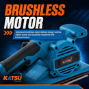 18V Cordless Belt Sander, Brushless Motor, for