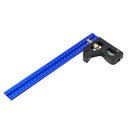 Combination Carpentry Square 300mm, Aluminum