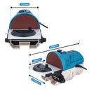 140W Mini Disc Sander 125mm 6 Sandpapers for Wood
