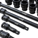 43 PCs Heavy Duty Impact Socket Set 1/2" Drive 6