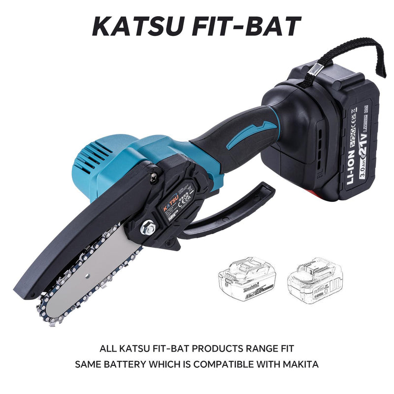 FIT-BAT Chainsaw With Extra Chain 4" With Battery 3.0Ah