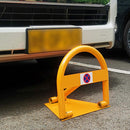TOPWAY Car Parking, Yellow Arched Lockable Folding Car Parking Barrier