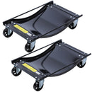 KATSU Tools 2 Pack Wheel Dolly Car Skate Set 3000 lbs 3.5" Swivel Caster 161150