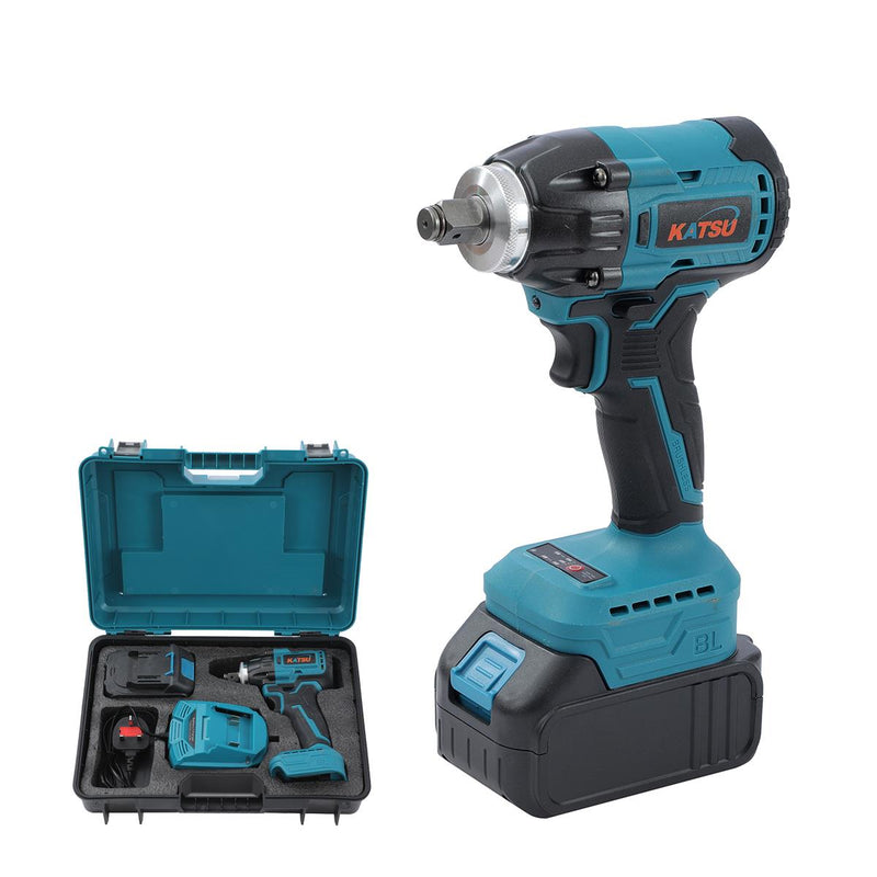 FIT-BAT Cordless Impact Wrench 280 N.M 1 Battery with Plastic Case