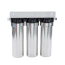 3 Stage Water Filter Stainless Steel