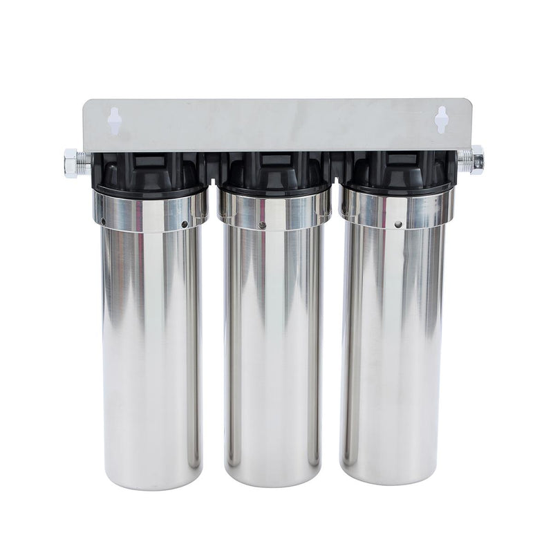 3 Stage Water Filter Stainless Steel