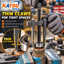 KATSU Tools 8" 200mm 2 Jaw Gear Bearing Puller Ultra Thin Claws 2mm 450464