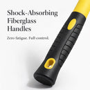 TOPWAY Auto Body Hammer & Dolly Set – Heat Treated Steel Dent Repair 7pc