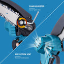 KATSU FIT-BAT Chainsaw w Extra Chain 4 inch W 3.0 Btry