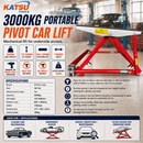 KATSU Tools 3000KG Portable Pivot Car Lift Tilting Jack 175-650mm 161143