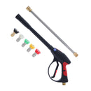 Pressure Washer Gun long with Lance wand & 5 Nozzle Tips 22mm