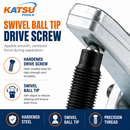 KATSU Tools Ball Joint Separator Splitter Puller Removal Tool 450711B