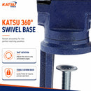 Universal Clamp-On Table Vice 2.8" 70mm, 360°