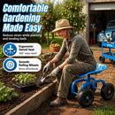 Rolling Garden Cart, Workshop Stool Trolley, 360°