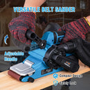 900W Handheld Belt Sander, 76x533mm with Dust Bag