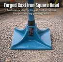 Heavy-Duty Contractors Tamper - 200 x 200mm Forged
