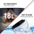 Fireplace Ash Vacuum Cleaner 18L 1000W