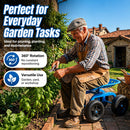 Rolling Garden Cart, Workshop Stool Trolley, 360°