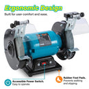 Bench Grinder 250W 150mm 6 Inch Coarse and Fine