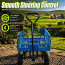 Garden Trolley Cart with Steel Mesh 86x46cm, 200kg