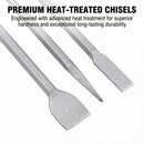 3-Piece SDS Plus Chisel Set 250mm – Flat, Tile