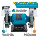Bench Grinder 250W 150mm 6 Inch Coarse and Fine