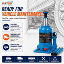6 Ton Double Ram Hydraulic Bottle Jack, 160-380mm