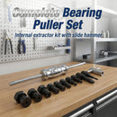 12-Piece Blind Hole Inner Bearing Puller Kit with