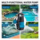 400W Portable Submersible Water Pump for Clean and