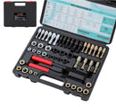 49-Piece Thread Chaser Set - Rethreading Tool Kit