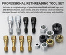 49-Piece Thread Chaser Set - Rethreading Tool Kit