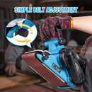 900W Handheld Belt Sander, 76x533mm with Dust Bag