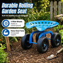 Rolling Garden Cart, Workshop Stool Trolley, 360°