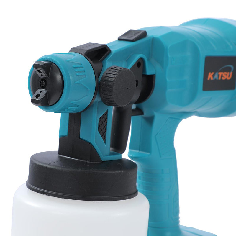FIT-BAT Cordless Budget Spray Gun W Battery 1500MA with 5 Nozzles