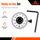 TOPWAY 1/2" Drive Torque Angle Gauge Meter Wrench 0-360 Degree Auto Tool 423904